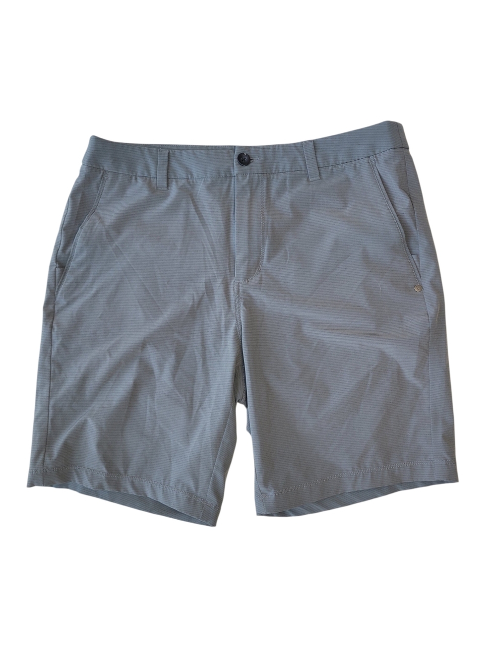 Vuori Pebble Shorts Gray Shale Chino Performance Mens Size 32